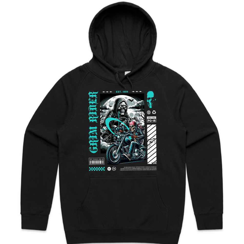 Grim Rider – Dark Reaper Motorcycle Streetwear T-Shirt