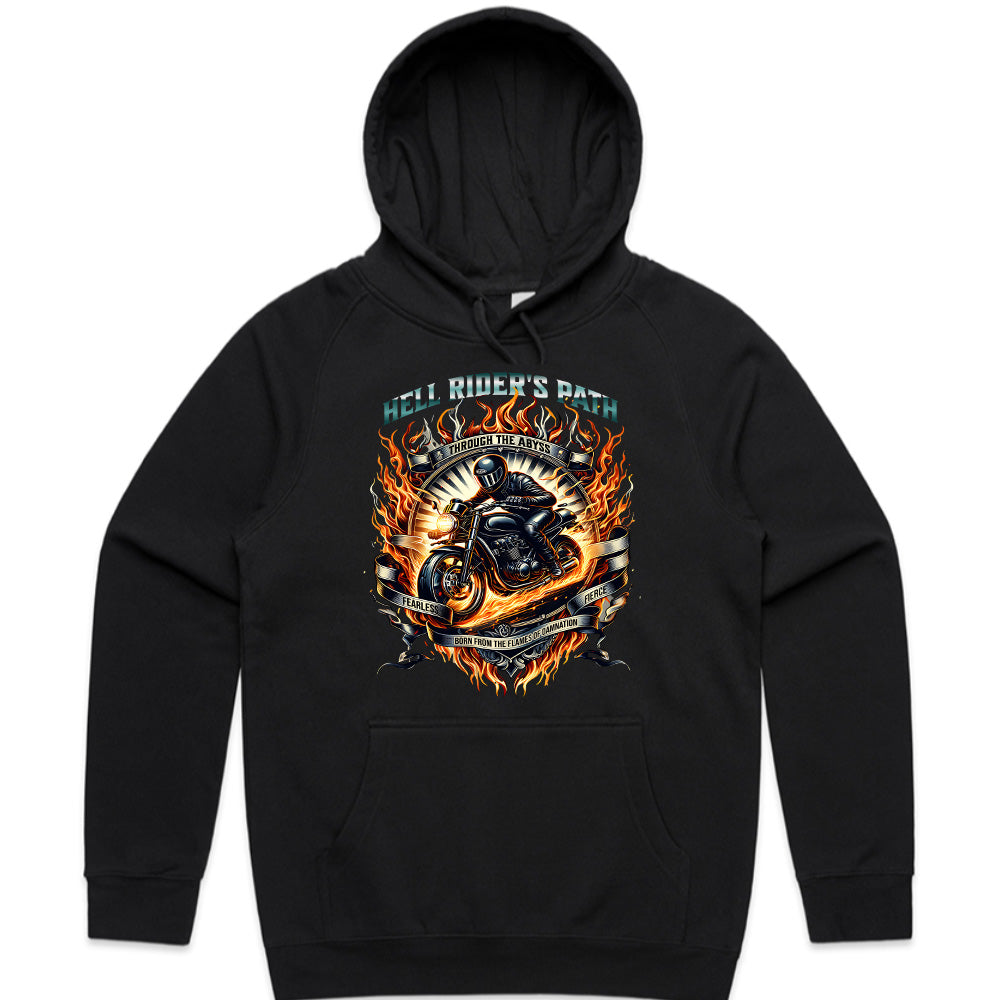 Hell Rider’s Path – Born from the Flames Biker T-Shirt