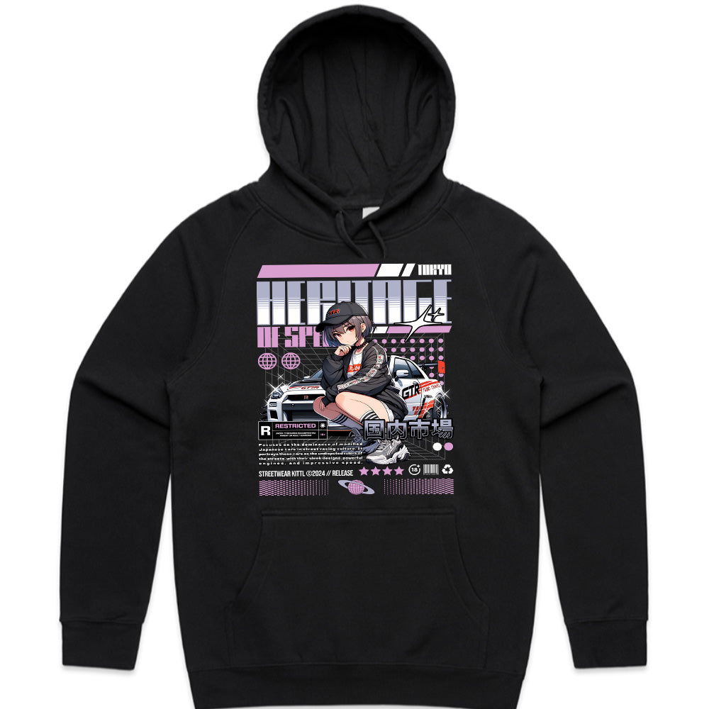 Heritage of Speed: JDM Anime Streetwear T-Shirt