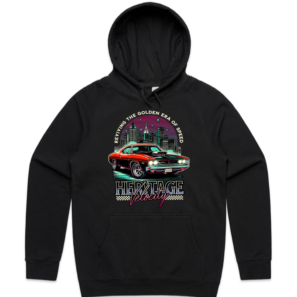 Heritage Velocity: Golden Era Muscle Car T-Shirt