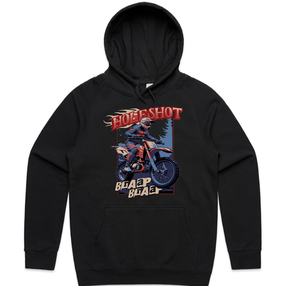 Holeshot – Braap Braap Motocross Racing T-Shirt