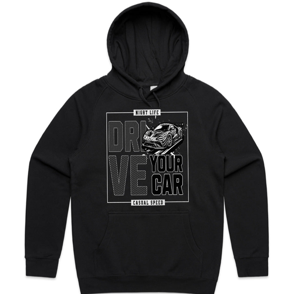 Drive Your Car T-Shirt – Night Life Casual Speed Edition