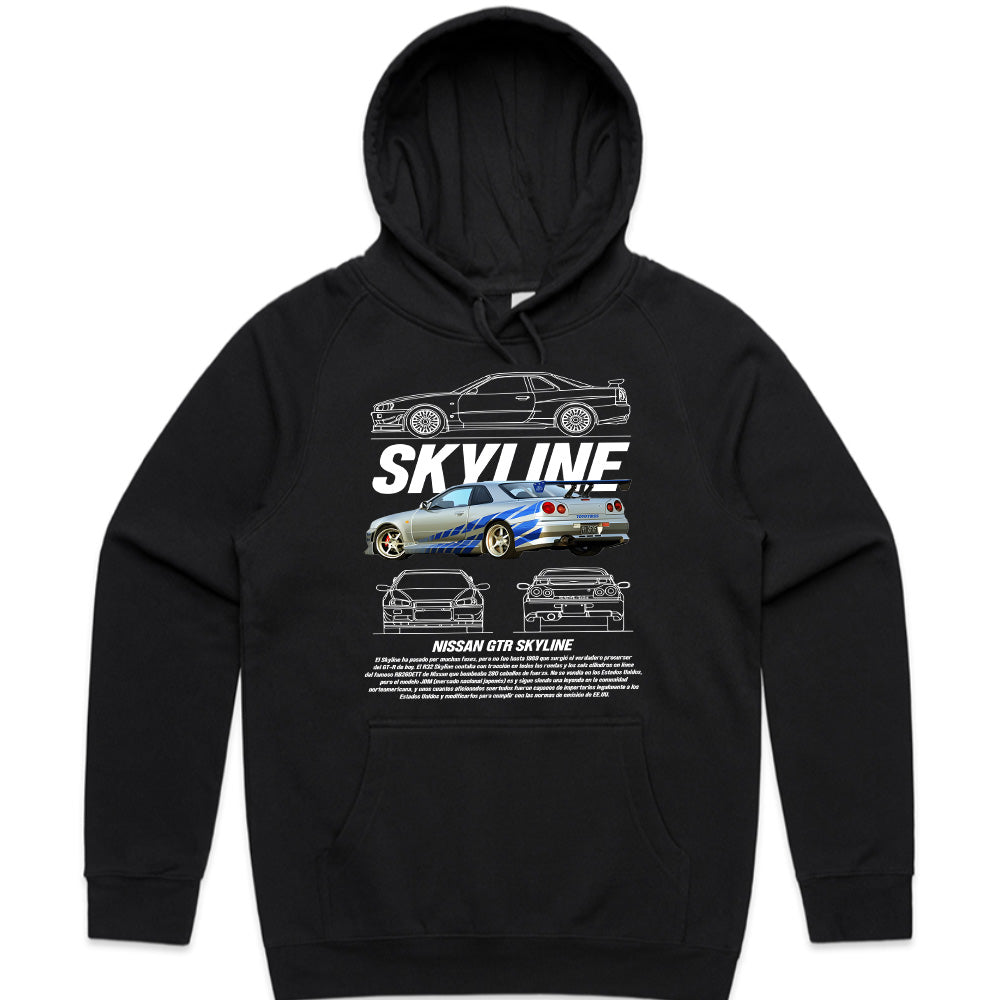Nissan Skyline GTR R34 T-Shirt – JDM Performance Icon Edition