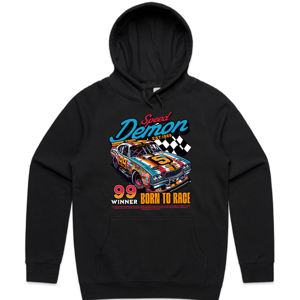 Speed Demon Born To Race Vintage NASCAR Style T-Shirt