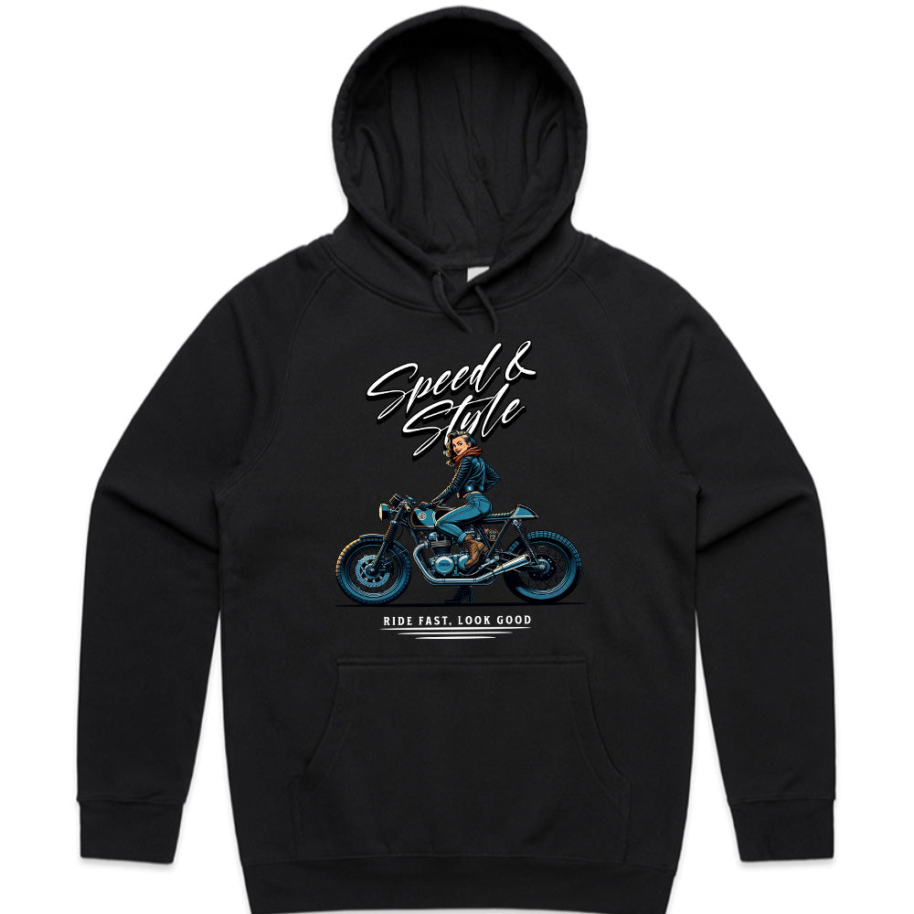 Speed & Style Vintage Motorcycle Rider T-Shirt
