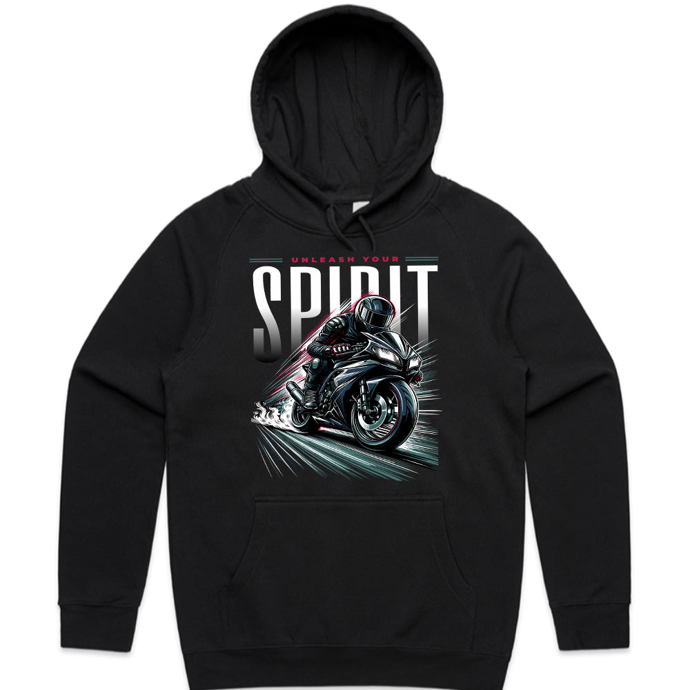 Unleash Your Spirit T-Shirt – Speed Racer Sportbike Moto Tee