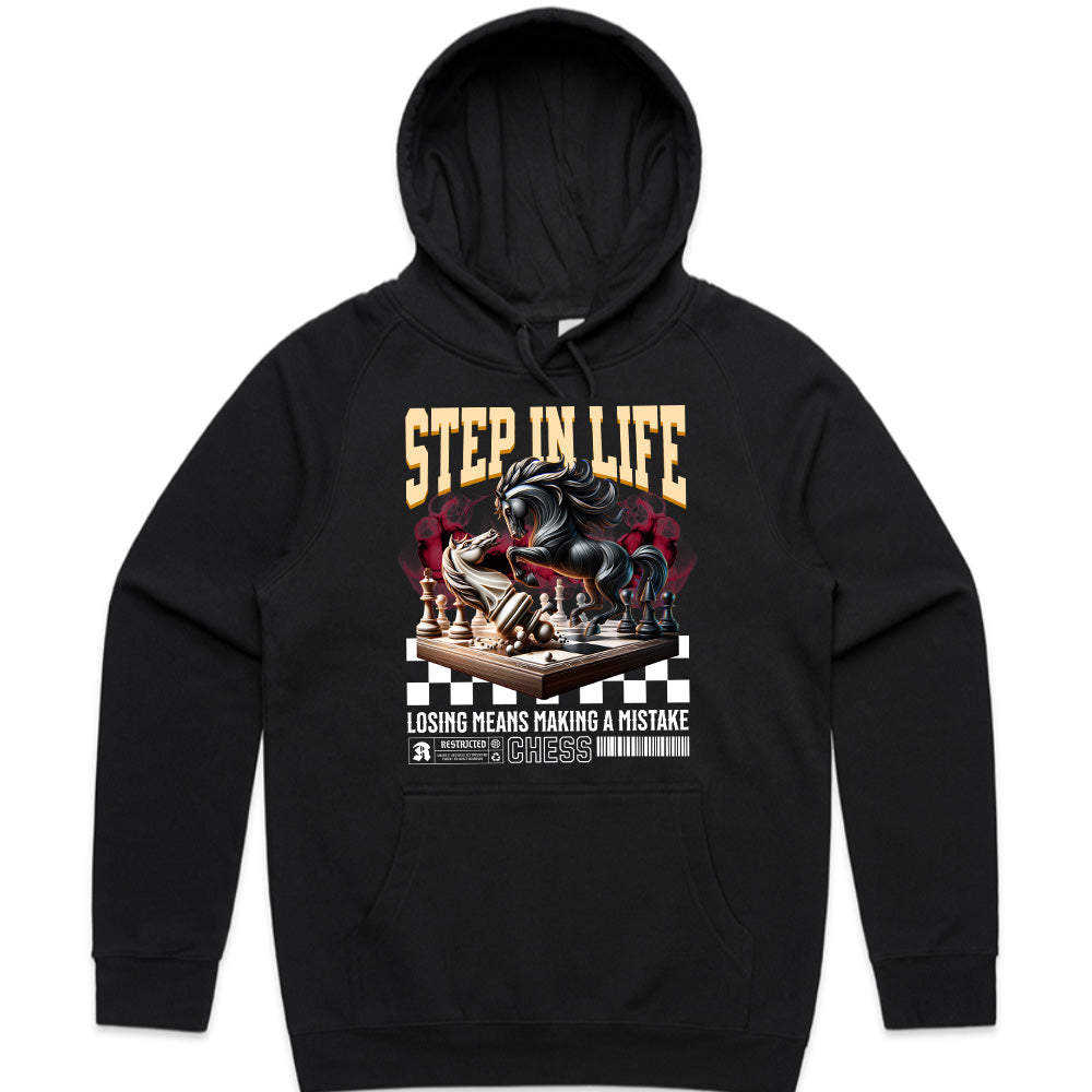 Knight’s Gambit: Step In Life Chess Tee