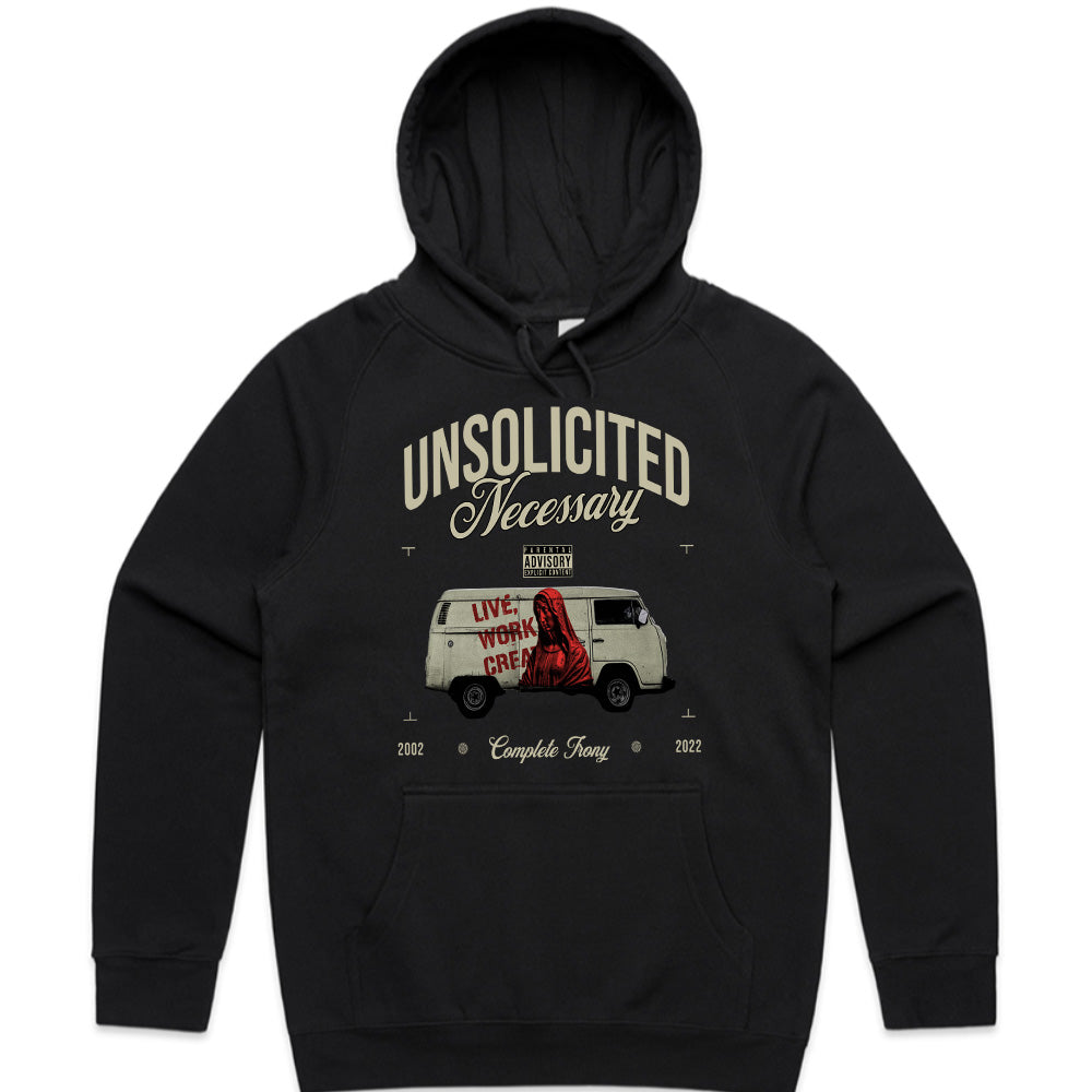Unsolicited Necessary – Live Work Create Street Art T-Shirt