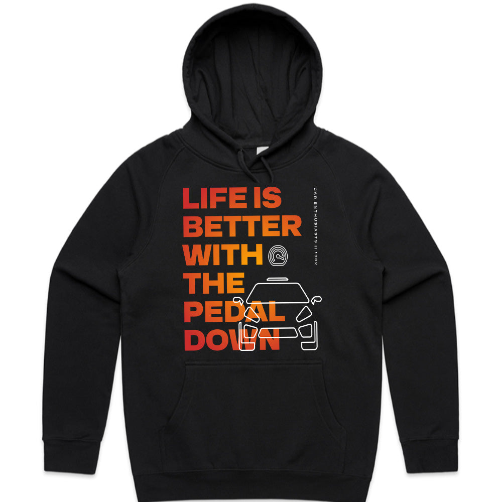 Pedal Down Lifestyle – Car Enthusiast Minimalist Racing T-Shirt