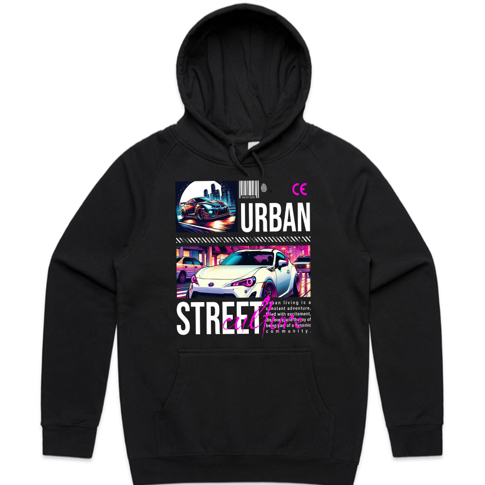 Urban Street Culture Neon Drift – JDM Car Nightlife T-Shirt