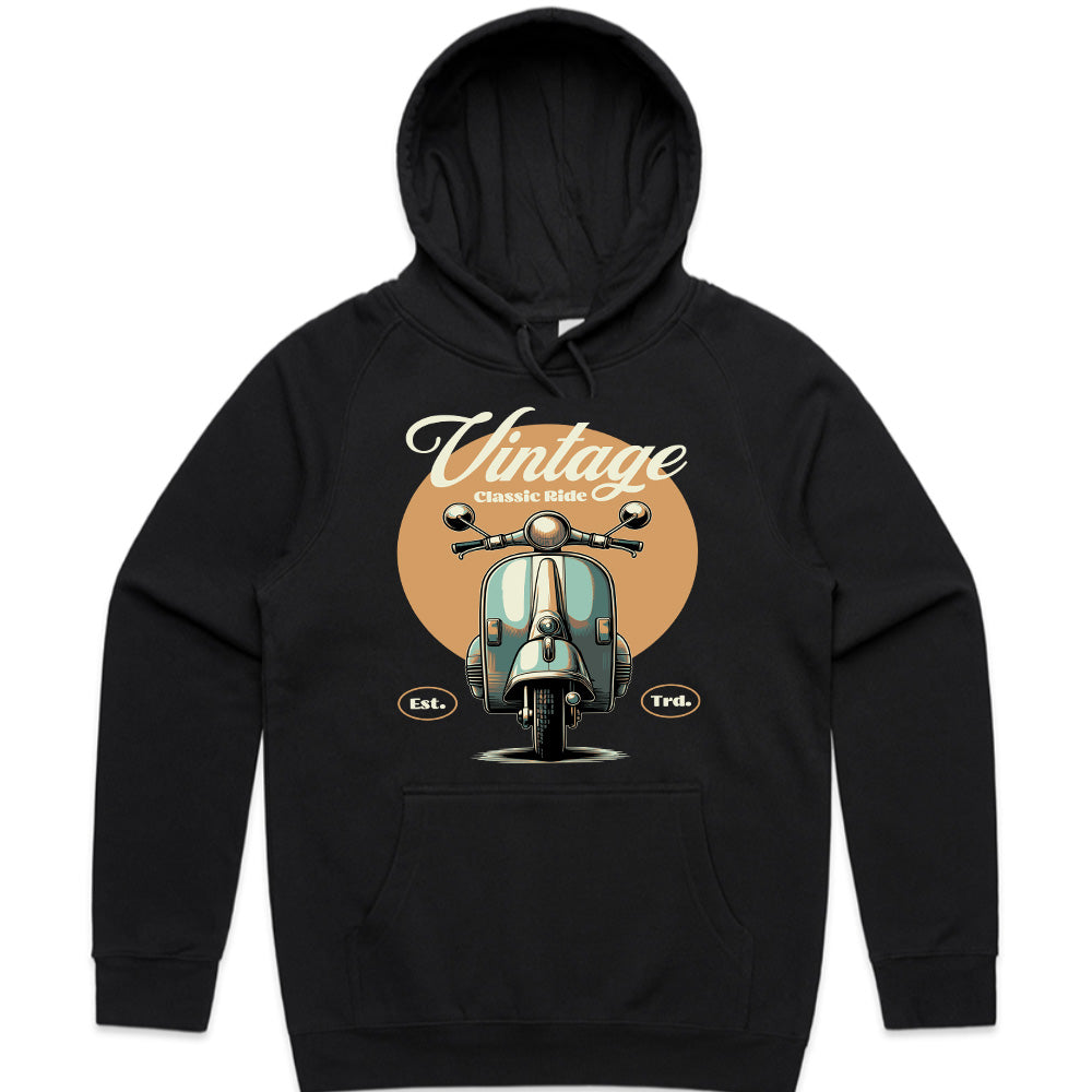 Vintage Classic Ride T-Shirt – Retro Scooter Enthusiast Apparel