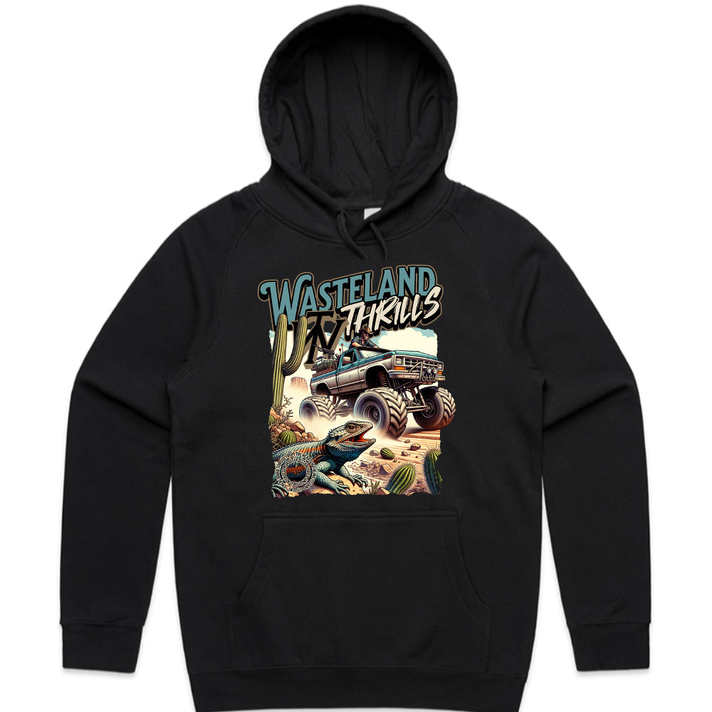 Wasteland Thrills — Retro Off-Road Monster Truck Adventure T-Shirt