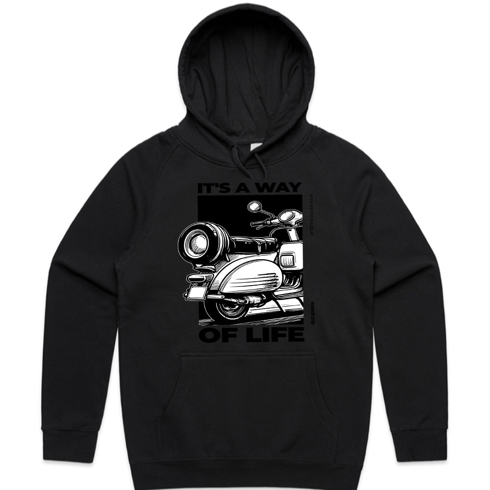 Way of Life Retro Scooter T-Shirt – Classic Ride, Timeless Passion