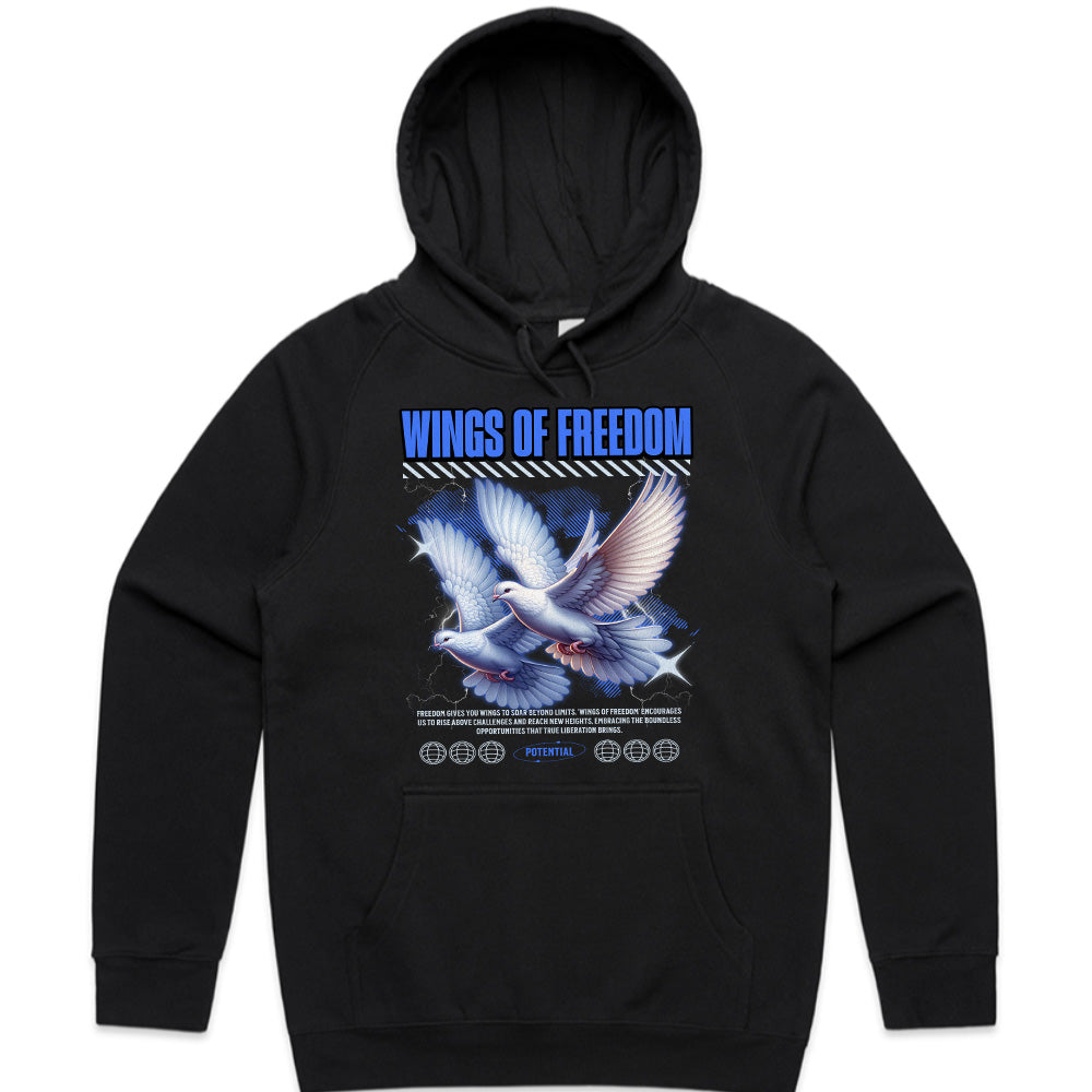Limitless Flight: Wings of Freedom Tee