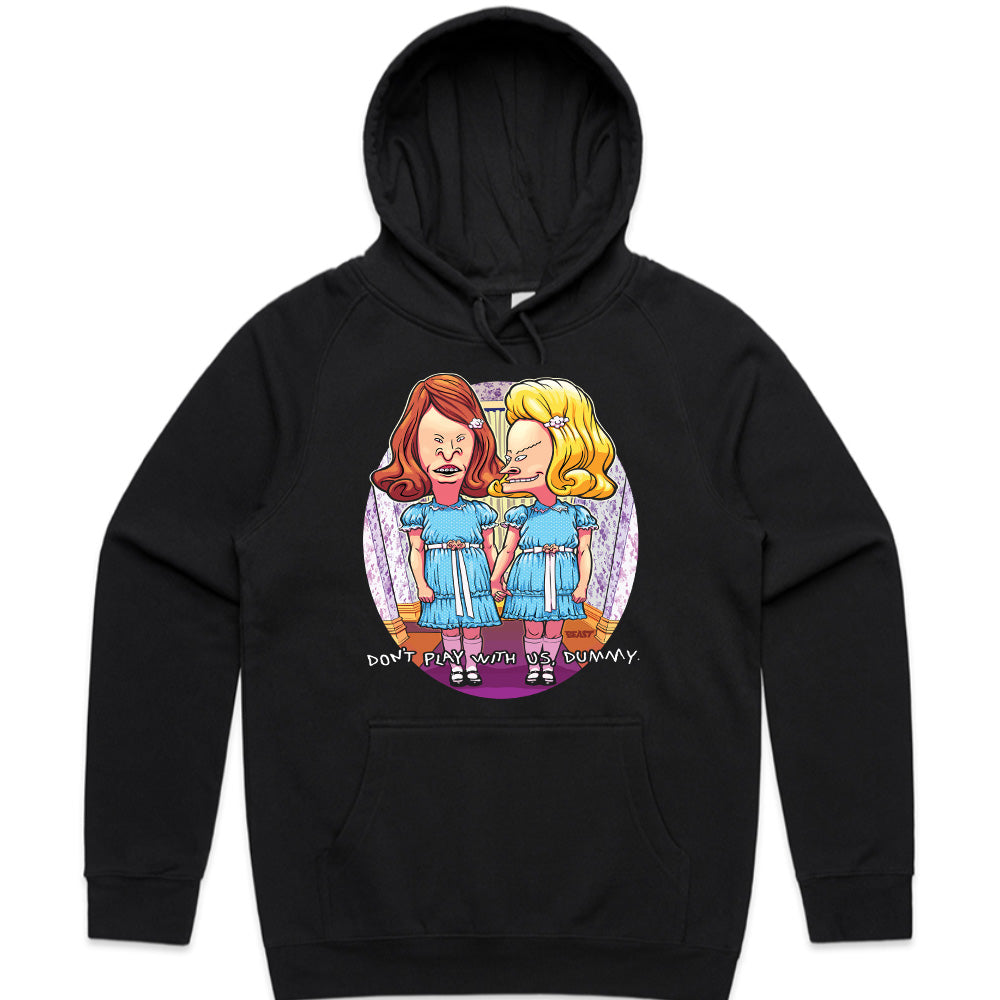 Don’t Play With Us Tee – Parody Horror Twins Edition