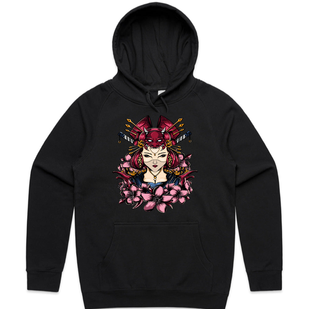 Samurai Blossom: Warrior Beauty Tee