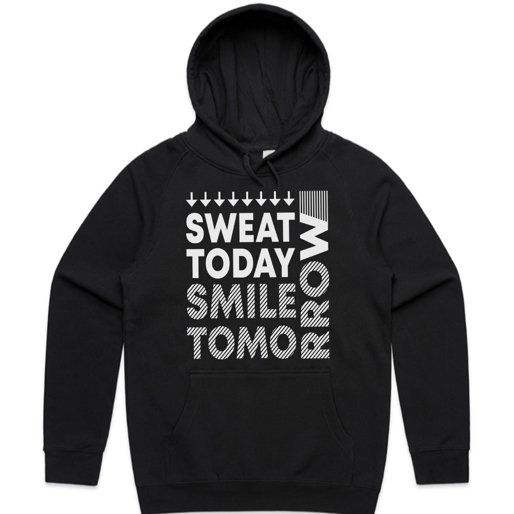 Sweat Today, Smile Tomorrow: Motivational Workout Tee