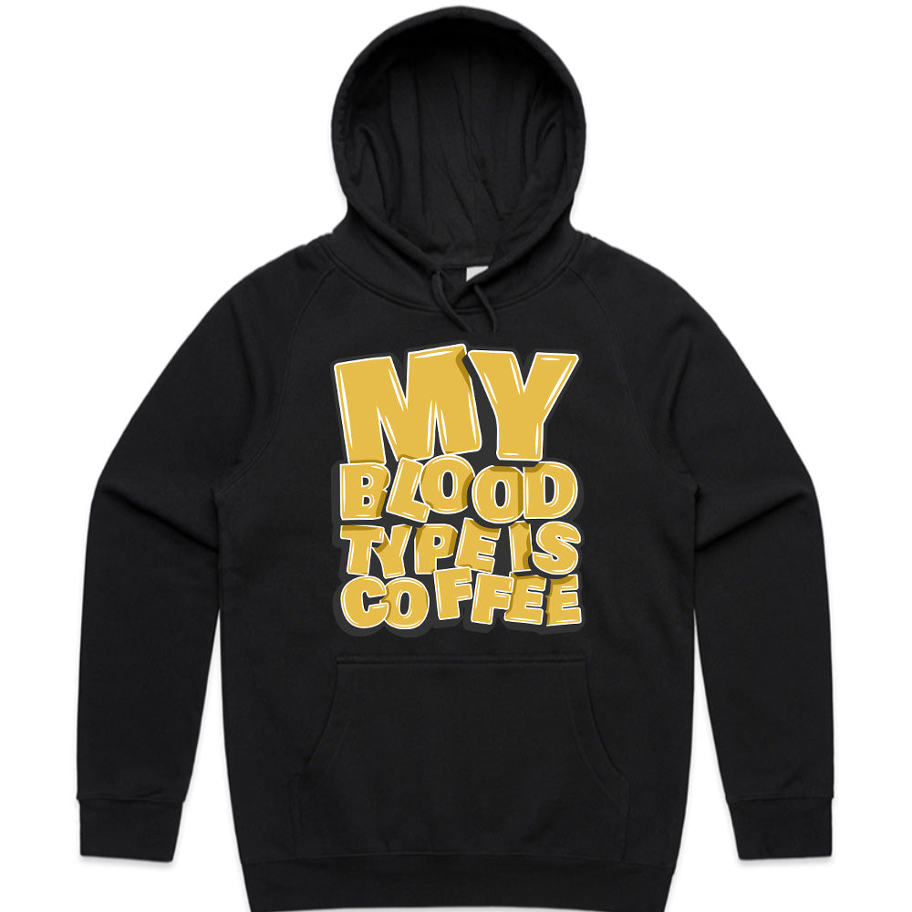 Coffee Type Tee – My Blood Type Is Coffee Statement Shirt