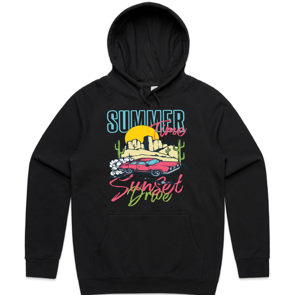 Summer Sunset Drive - Retro Road Trip Tee
