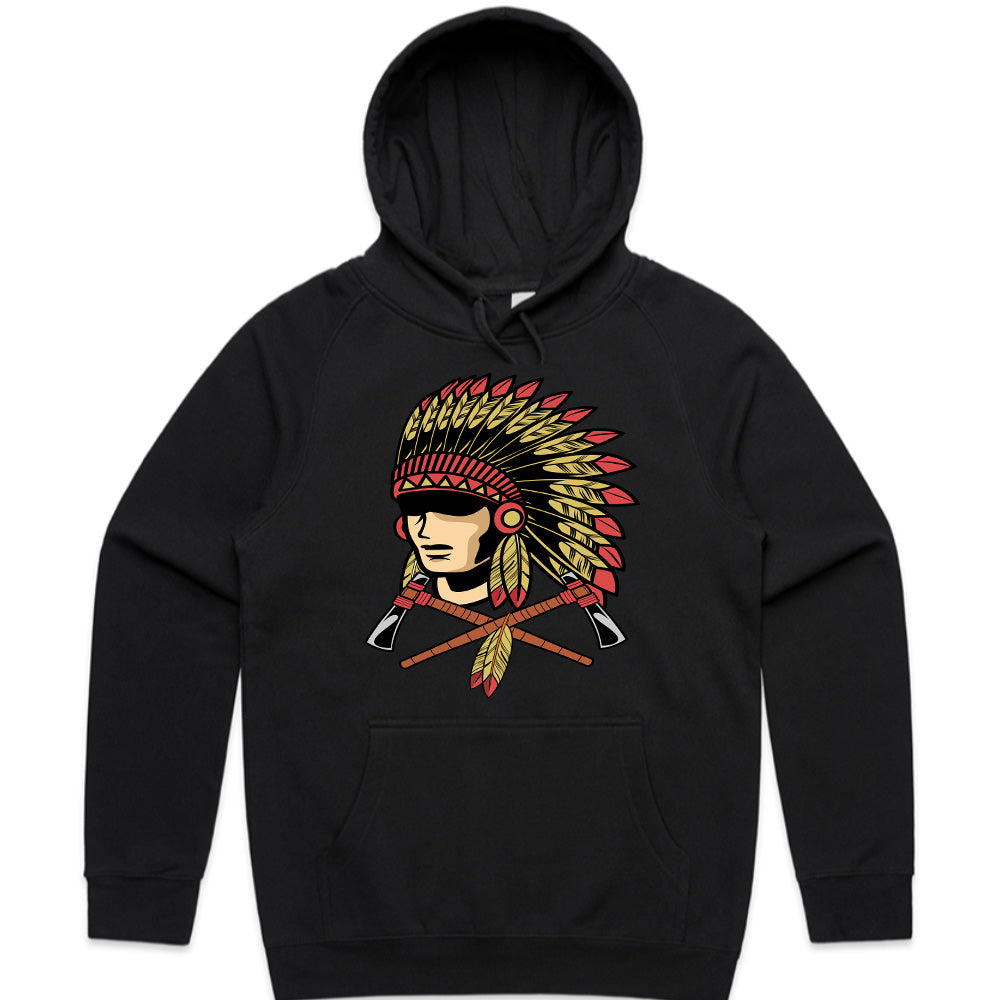 Heritage Valor – Tribal Warrior Crest Tee