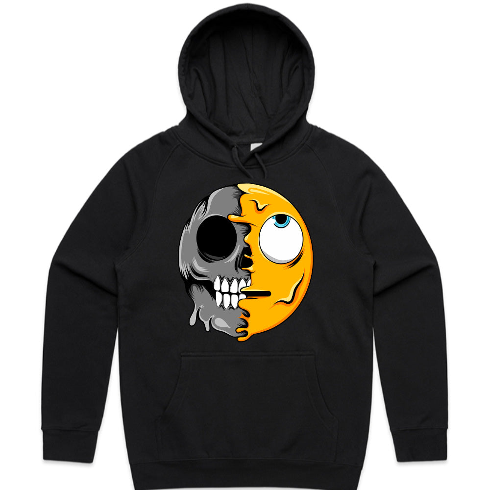 Split State – Skull & Emoji Chaos Tee
