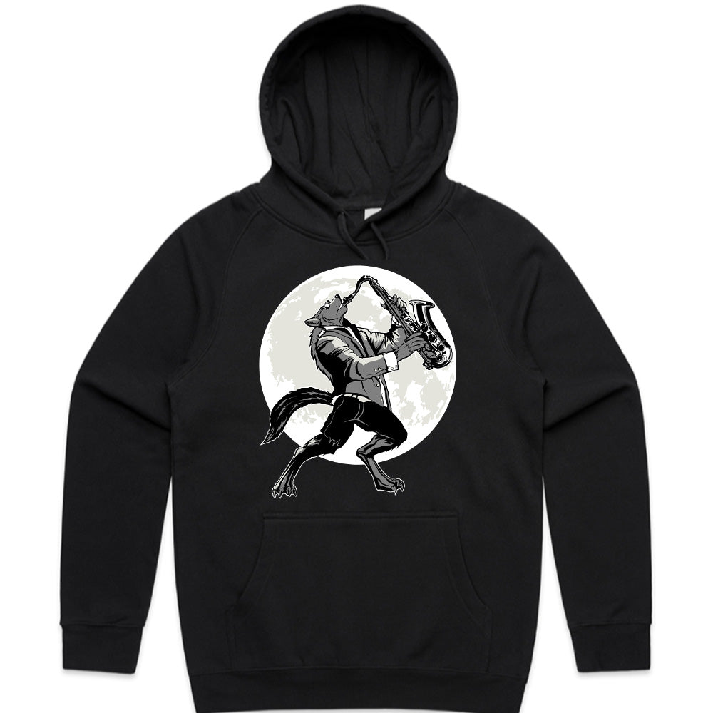 Moonlight Howl – Sax Werewolf Groove Tee