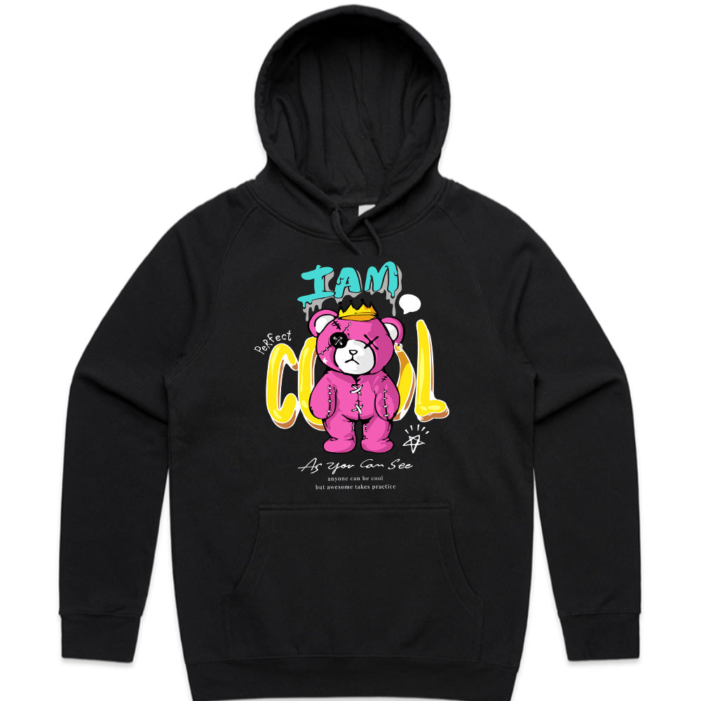 Crown of Cool – Pink Rebel Bear Tee