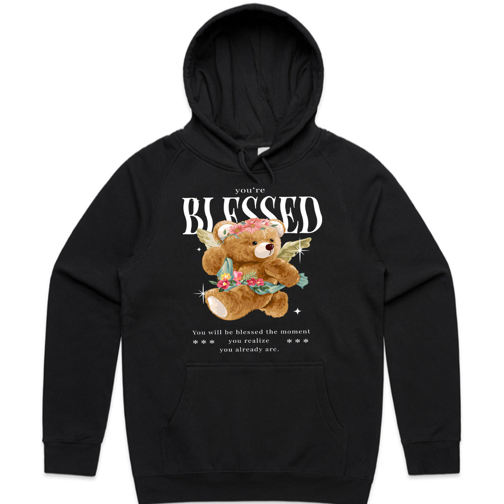 Heavenly Bear – You're Blessed Floral Tee