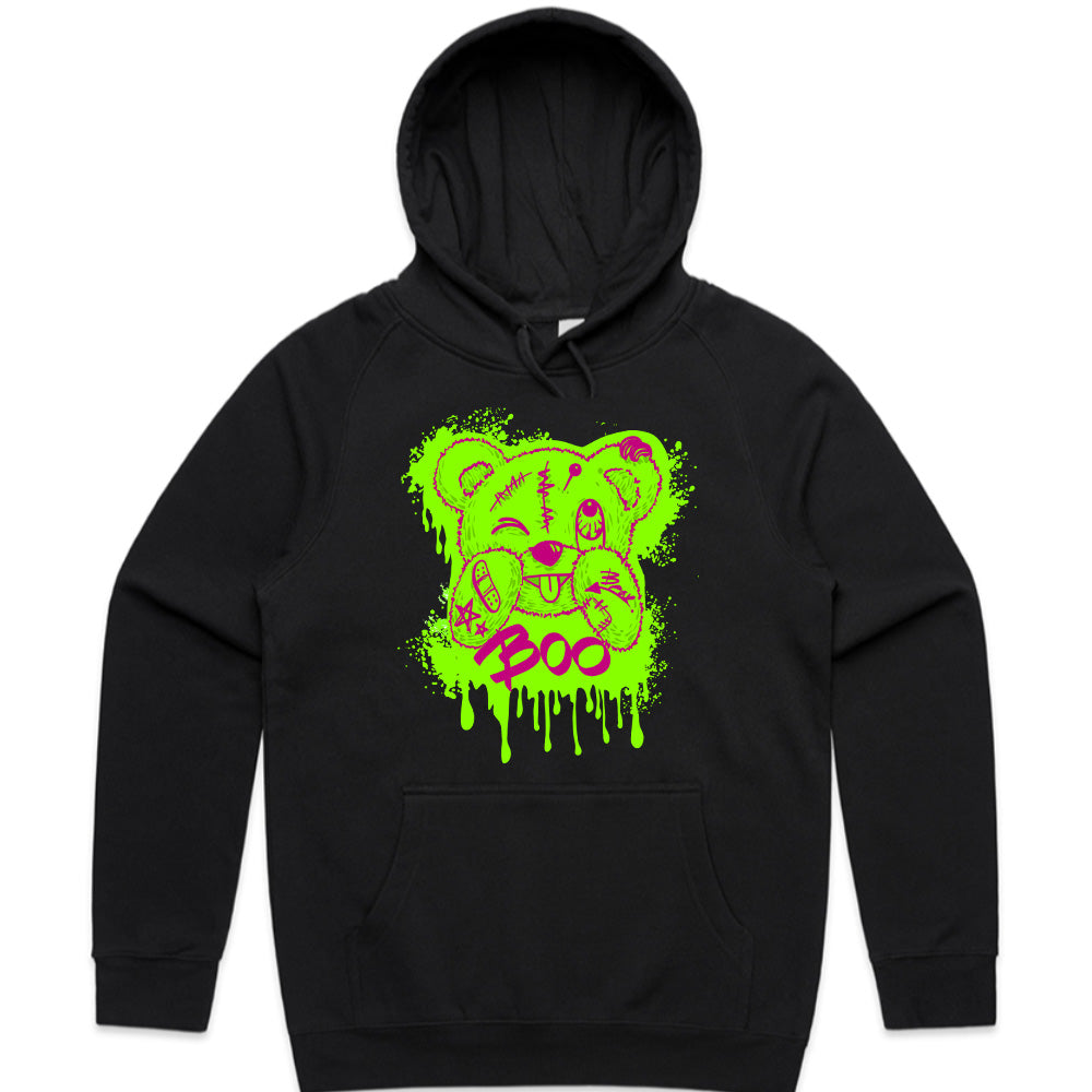 Toxic Boo Bear – Glow-in-the-Dark Mischief Tee
