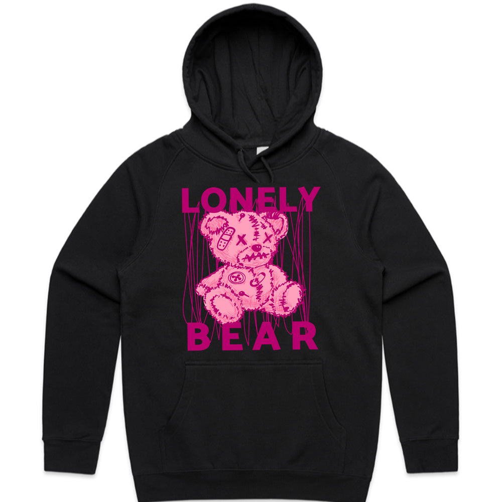 Lonely Strings – Stitched Silence Bear Tee