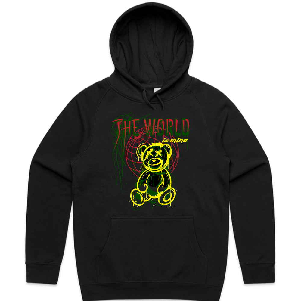 Neon Conqueror: World-Is-Mine Bear Tee