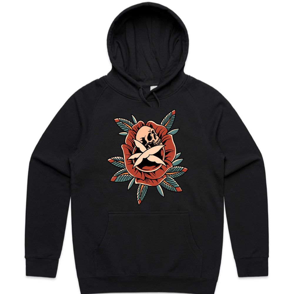 Bloom of Mortality - Skull & Rose Fusion Tee