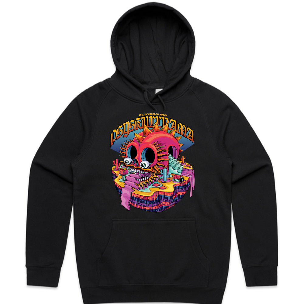 Psytrance Playground: Neon Skull Odyssey Tee