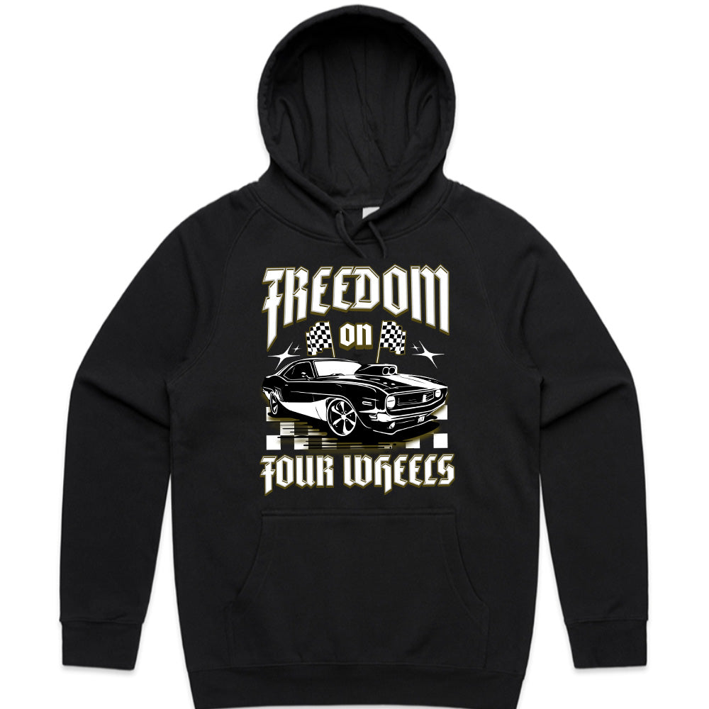 Freedom On Four Wheels: Muscle Car Power T-Shirt