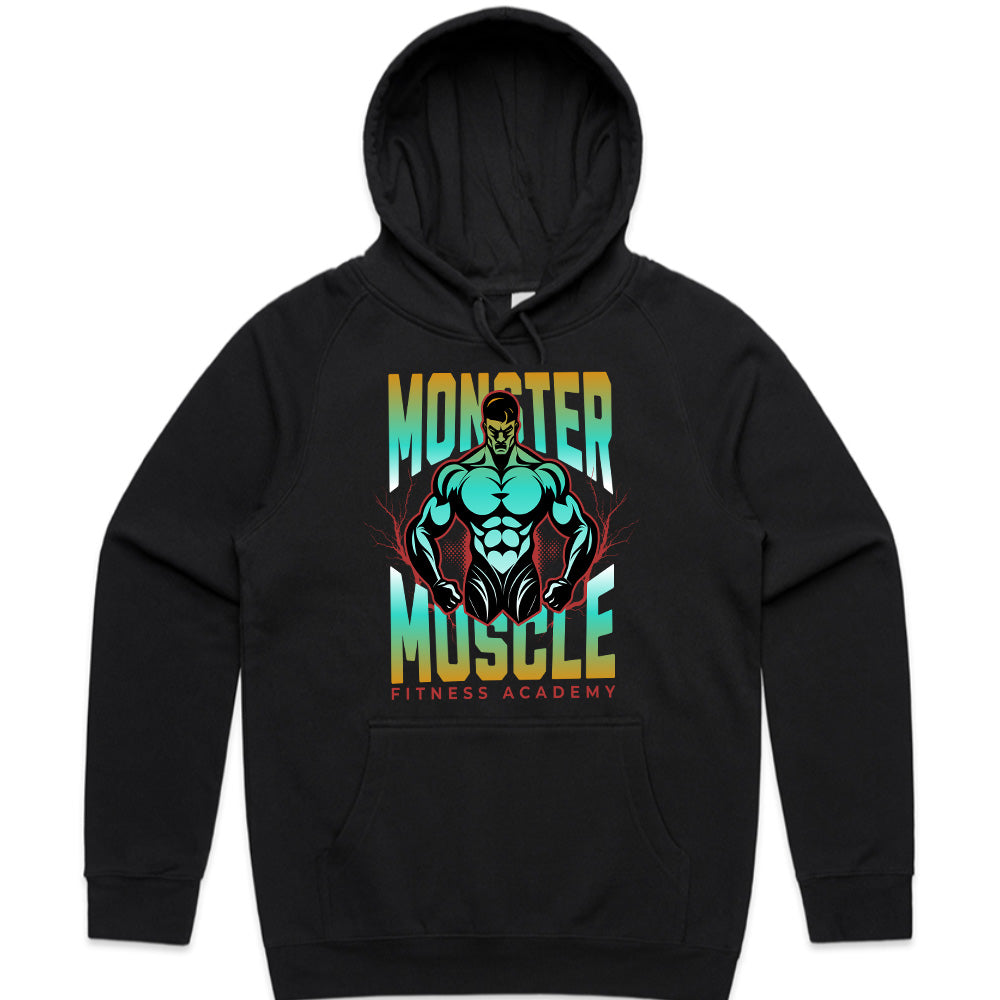 "Monster Muscle" Fitness Academy T-Shirt – Unleash Your Strength