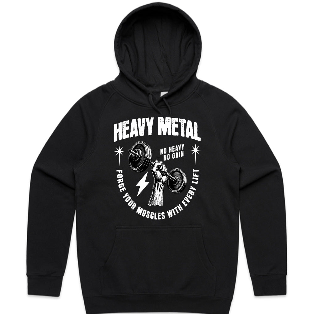 "Heavy Metal – No Heavy, No Gain" Workout T-Shirt