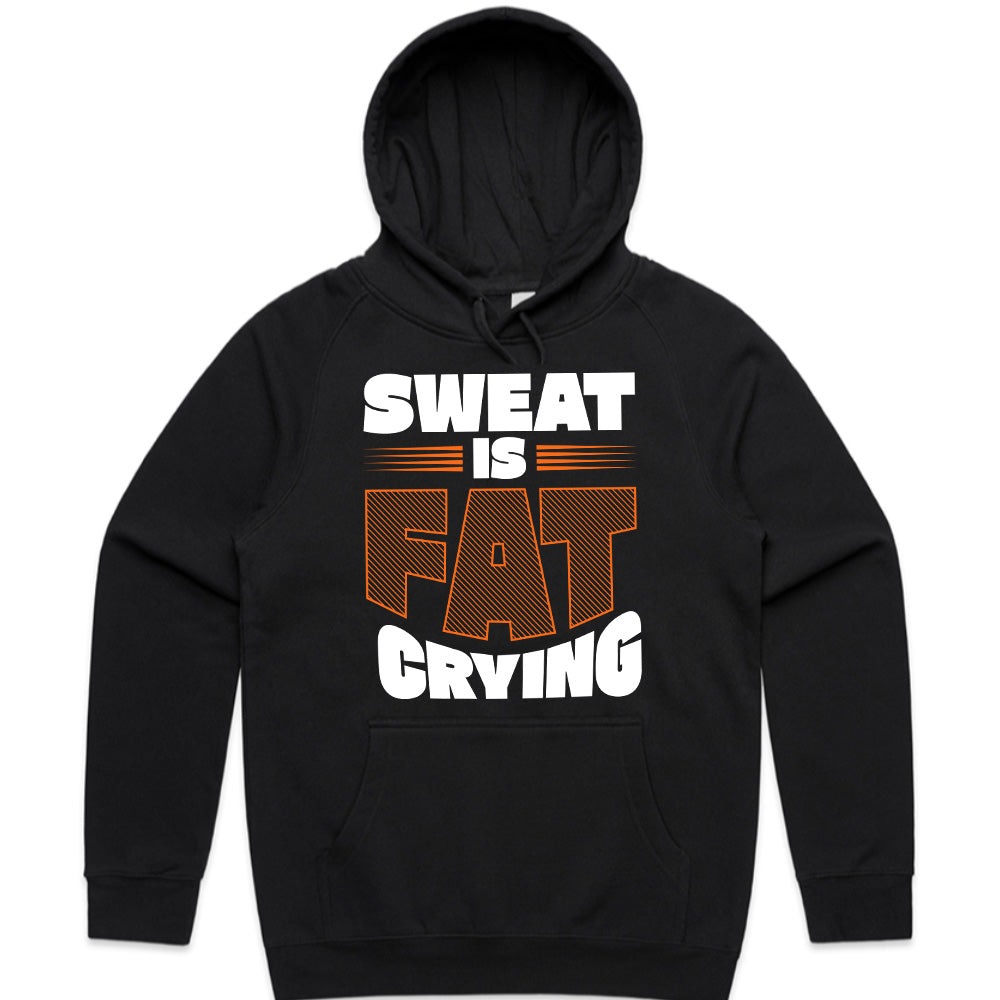 Sweat is Fat Crying – Funny Motivational Gym T-Shirt | Workout & Fitness Tee