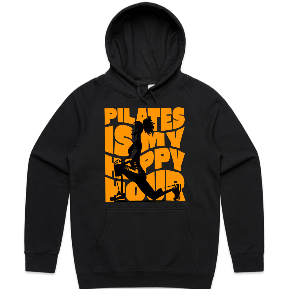 "Pilates Is My Happy Hour" Fun & Motivational Workout T-Shirt