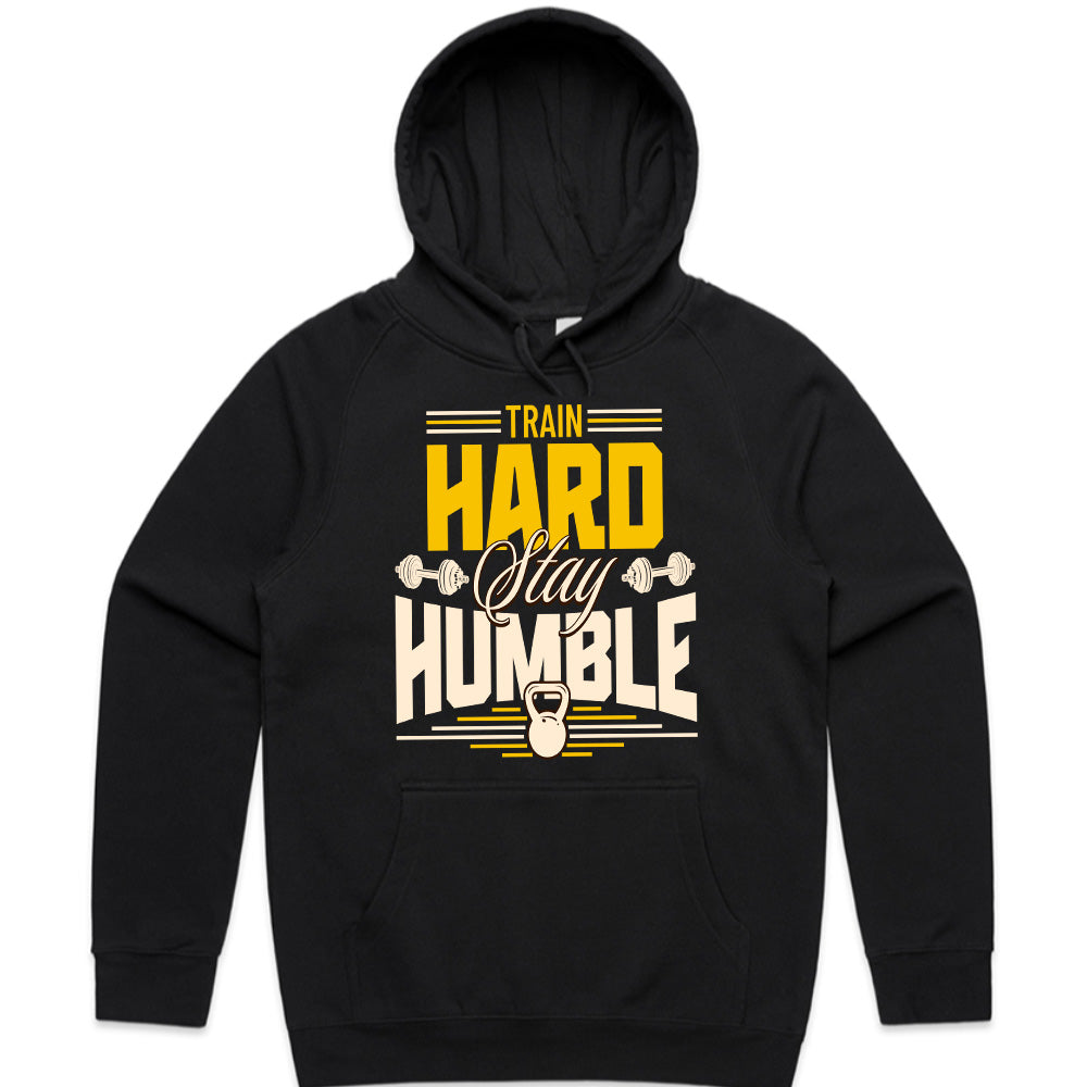 "Train Hard, Stay Humble" Motivational Gym T-Shirt – Strength Meets Character