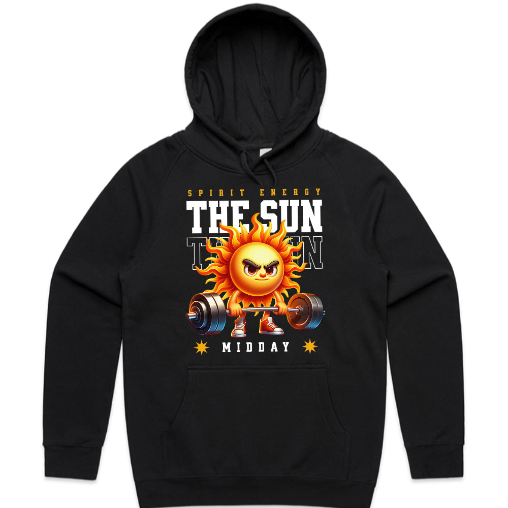 "The Sun Titan – Spirit Energy Gym T-Shirt" – Bold & Fiery Workout Tee