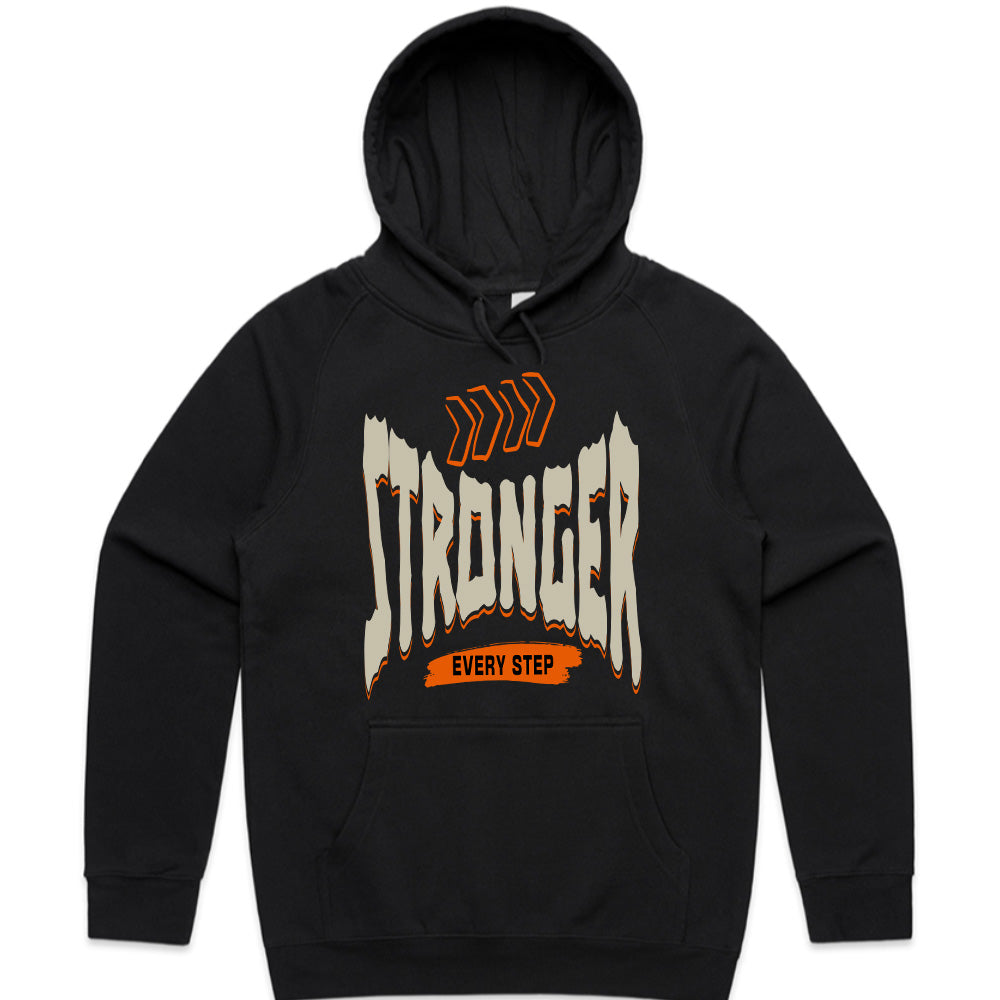 "Stronger Every Step" Motivational Gym T-Shirt – Push Forward & Level Up