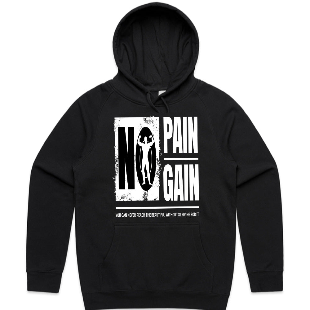 No Pain No Gain Gym T-Shirt – Motivational Workout Tee for Fitness Enthusiasts