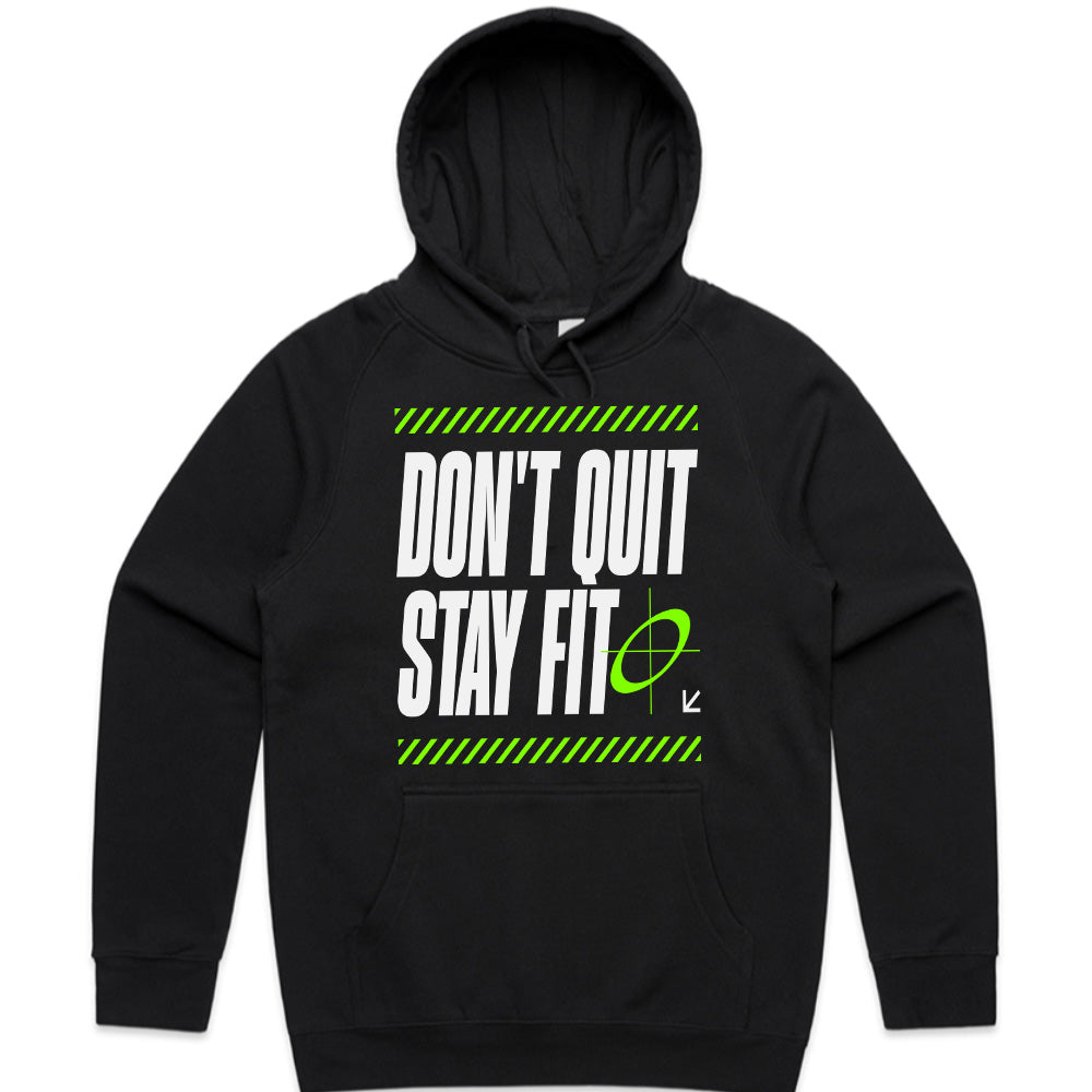 "Don't Quit Stay Fit Motivational Gym T-Shirt – Bold Fitness Apparel"