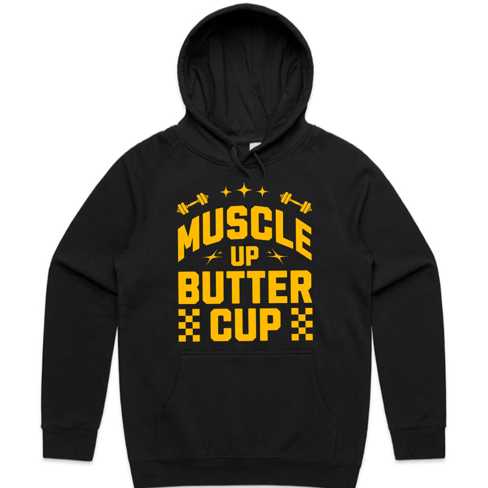 "Muscle Up, Buttercup" Funny Motivational Gym T-Shirt