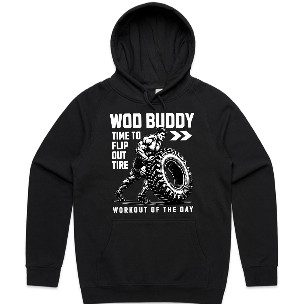 "WOD Buddy" CrossFit Tire Flip Gym T-Shirt – Time to Flip Out