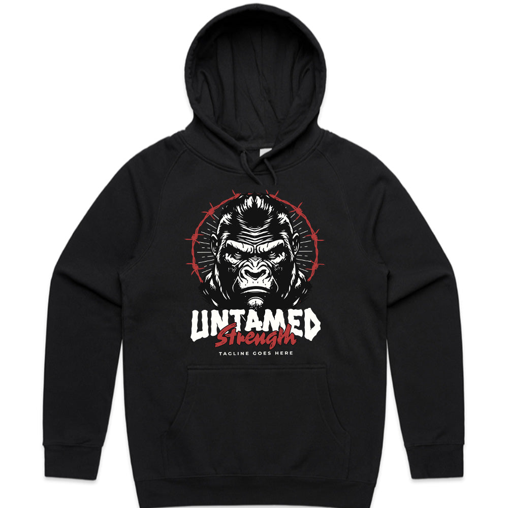 "Untamed Strength" Gorilla Gym T-Shirt – Unleash the Beast