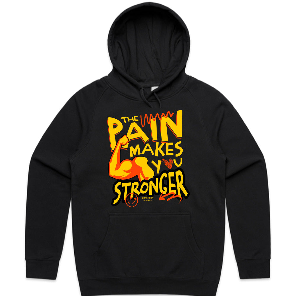"The Pain Makes You Stronger" Motivational Gym T-Shirt – Embrace the Grind