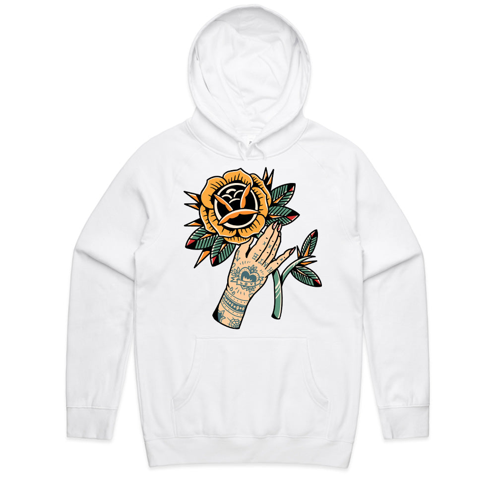 Tattooed Bloom: The Love & Thorn Streetwear Tee