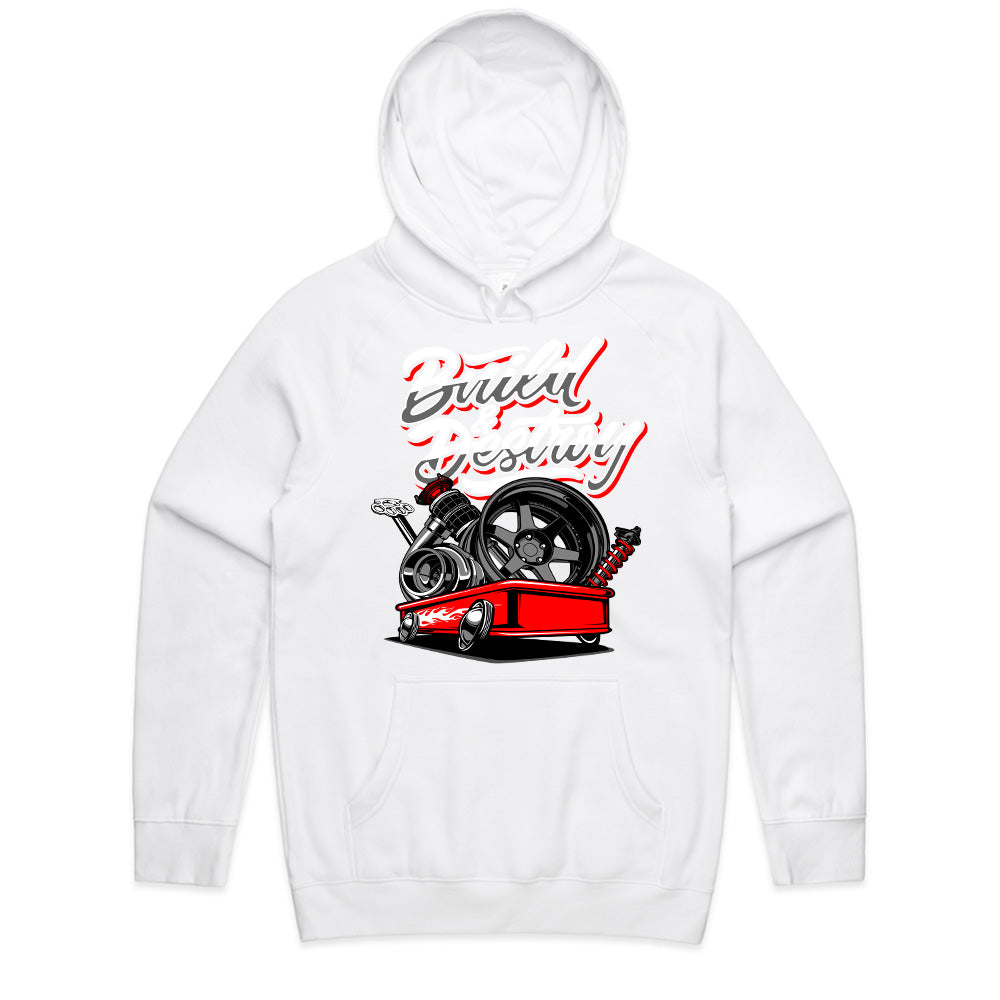 Build & Destroy Custom Garage Performance T-Shirt