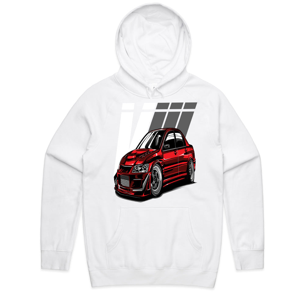 Evolution VIII Street Warrior T-Shirt — Red Turbo Beast Edition